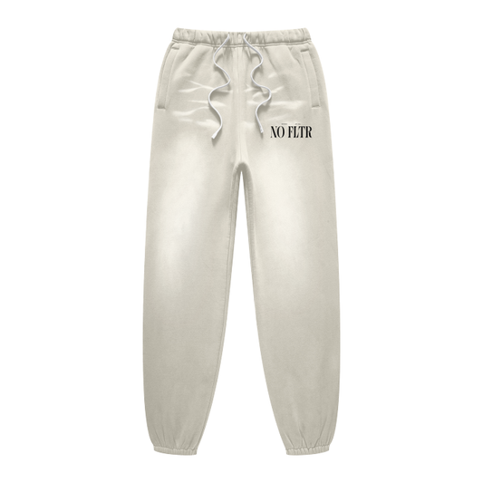 Classic NO FLTR joggers gray camel sun faded